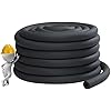 Industry Pipe Insulation, 3/4" 1" 1-1/4" 1-1/2" 2" 2-1/2" 3" 3-1/2" 4" Foam Insulation Tube, Anti-Freeze Waterproof Rubber Hose for Hot and Cold Water Pipes (Color : 0.79", Size : ID 2-1/2")