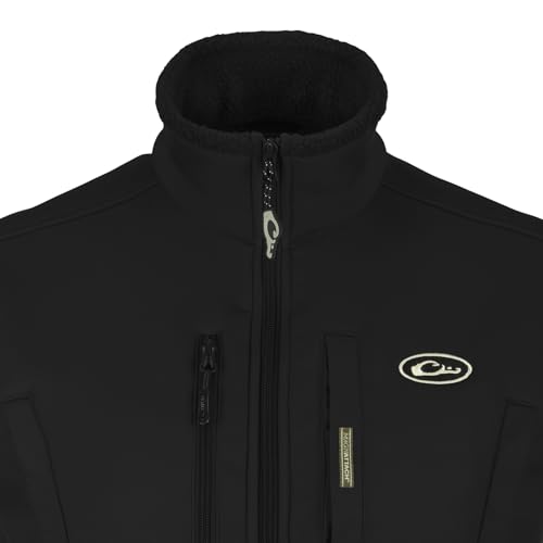 Drake Waterfowl Men's Hole Shot Solid Warm Durable Water-Repellent Adjustable Outdoor Hunting Vest with Handwarmer Pockets3