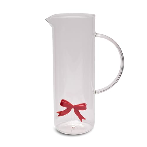 Henriette Brocca acqua natale in vetro borosilicato, "Sweet X'mas" D10xH24 cm