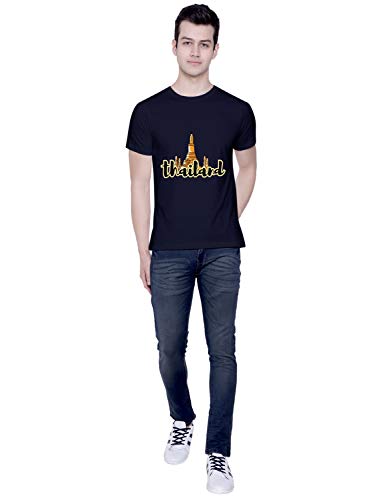 Image of CreativiT Graphic Printed T-Shirt for Unisex Thailand Tshirt | Casual Half Sleeve Round Neck T-Shirt | 100% Cotton | D00867-37
