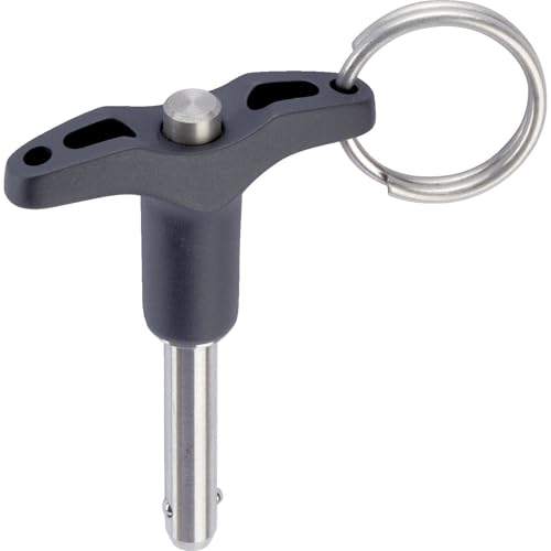 Pernos de bloqueo de bolas Halder de 1/2" negro para fijación industrial 2