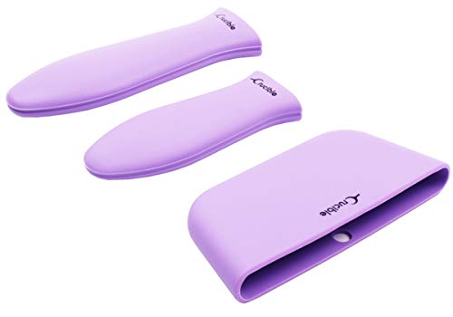 Silicone Hot Handle Holders 3-Pack Mix (Purple) #TOP5