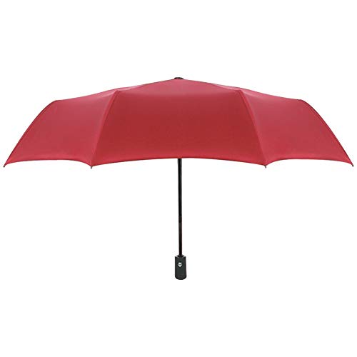 Fishyu Parapluie 8 Baleines à Fermeture Automatique Coupe-Vent imperméable Bordeaux