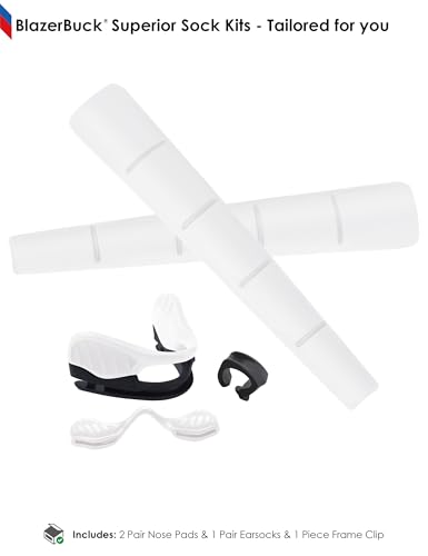 Image of BLAZERBUCK Replacement Earsocks & Nosepieces & Frame Clip for Oakley M Frame 2.0 Strike