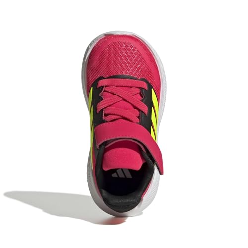 Image of adidas Baby Marvel Run Falcon 5 Elastic Lace & Strap Shoe
