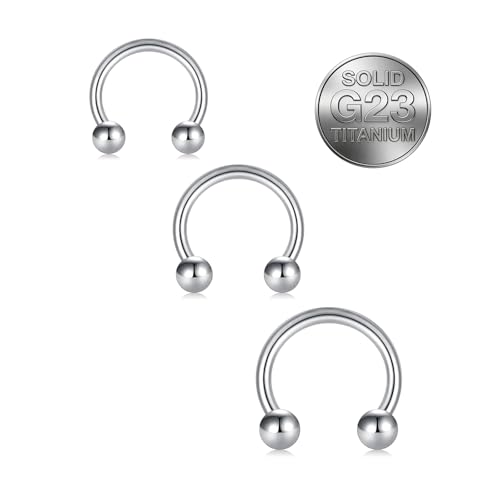 Longita Titanium Septum Ring Implant Grade Titanium Septum Piercing Jewelry