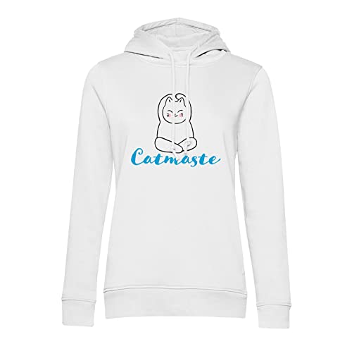 Sweat à capuche Catmaste pull chat imprimé namaste yoga et pets