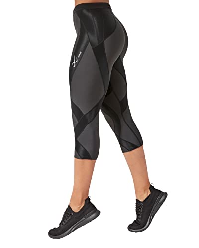 CW-X Women's Endurance Generator Insulator Joint and Muscle Support 3/4 Compression Tight, Base Layer Capri Leggings for Skiing2