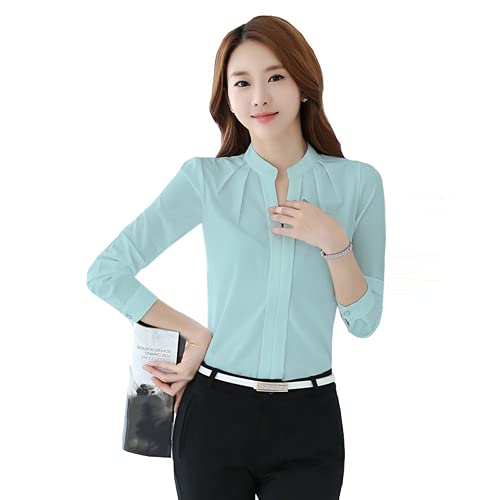 Image of Alaine Women Blouse Office Lady Shirt Women Tops