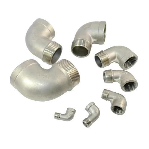 Raccord coude de tuyau de gaz inox 3/4 anti-fuite pour installation sûre à 90 degrés