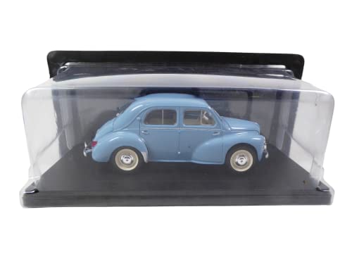 OPO 10 - Miniature car reproduced at 1/24 scale compatible for Renault 4CV Joaninha 1958 - PTVQ9, Blue - Image 2
