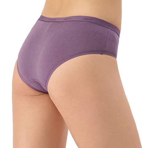 Image of Amante Solid Cotton Low Rise Hipster Panty Pack(Pack of 3)