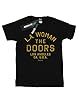 Absolute Cult The Doors Men's LA Woman Text T-Shirt Black XXX-Large #1