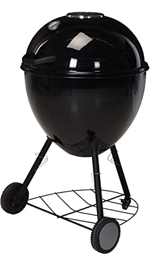 Vaggan Barbecue Sobre Ruedas, Diámetro De 57 Cm, Color Negro
