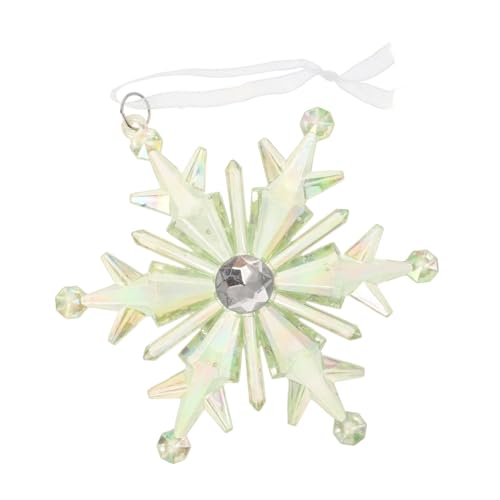 CONGARTENO Snowflake Ornaments Glittering Decorations for Christmas Trees Weddings and Holiday Displays Ready to Reusable Sparkling Fake Snowflake Design
