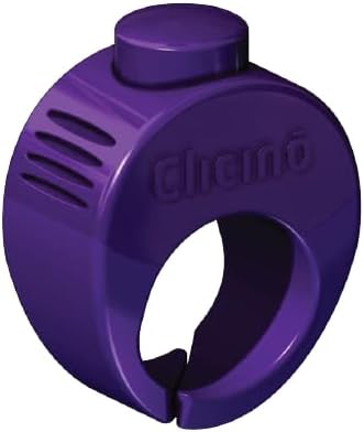 Karen Pryor Extra Large Clicker Ring for Dogs & Puppies – Hands-Free Dog Training Clicker with Ergonomic Finger Ring & Pull-On Closure – Loud, Clear Sound for Effective Behavior Reinforcement (Purple)