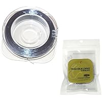 zalati Rod Guide Lines Fishing Rod Building Braid Thread Whipping Wrapping Guide Ring Fix Line for Fishing Tool - 50m