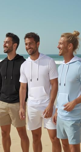 INGEAR Sun Shirts for Men - Lightweight SPF 50+ UV Protection Hoodie with Pocket for Fishing, Running, Hiking, Swim Rashguard4