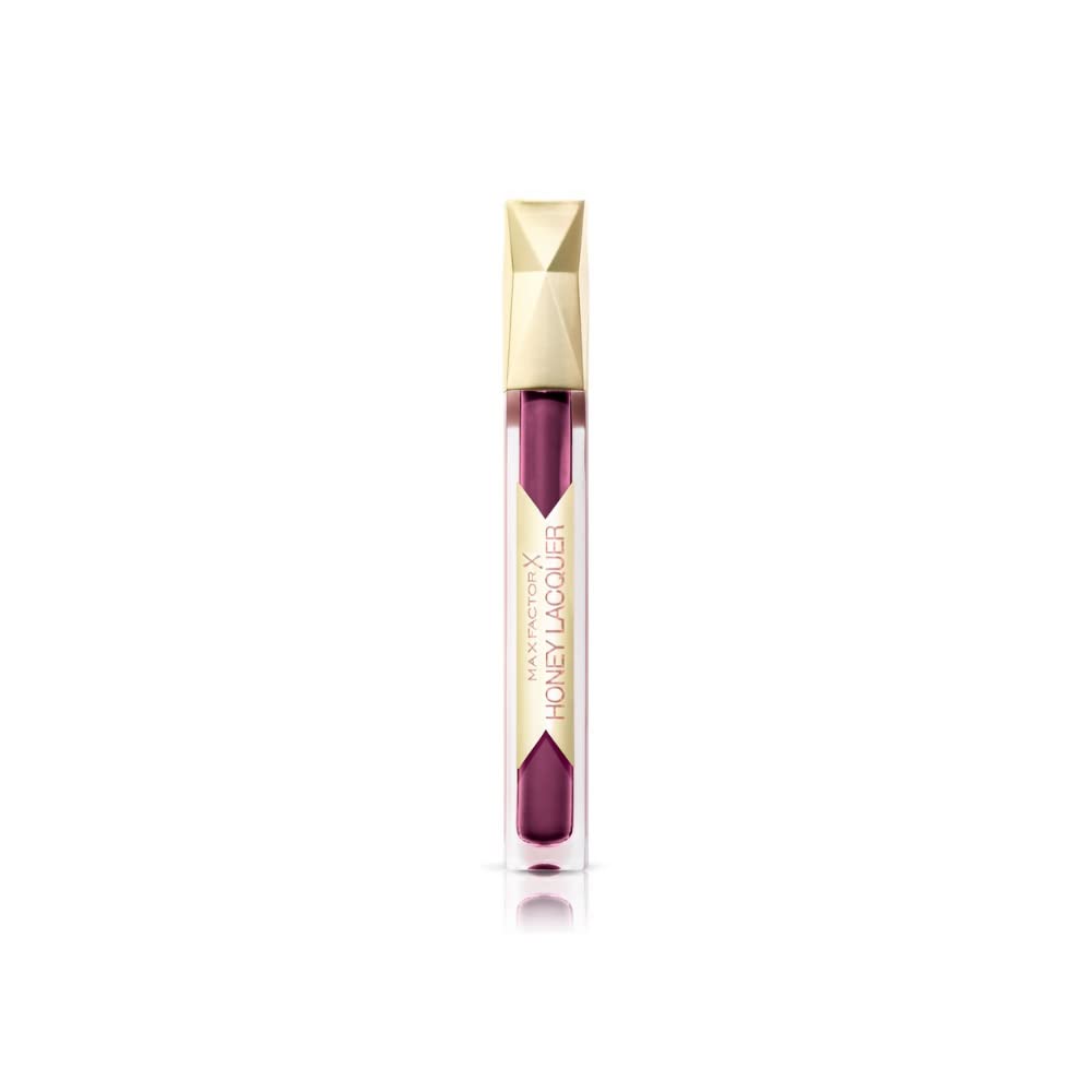 3 x Max Factor Colour Elixir Honey Lacquer Lip Gloss, Plump, Natural Look 3.8ml - 40 Regal Burgandy