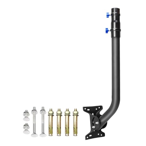 Kit de montagem Starlink Starlink Long Wall Mount Ângulo ajustável Aço inoxidável Long Wall Mount StarLink Pole Mount Satélite de Internet com adaptador para V2