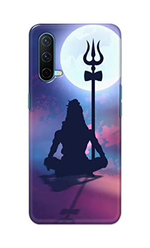 Image of Printed Hard Back Cover Case for OnePlus Nord CE 5G Back Cover (Lord Shiva) -702
