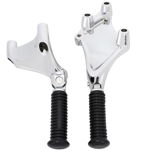 Image of Passenger Footpeg w /Mount Kit,Rear Passenger Footrests Pedal w /Mount Kit for Harley Sportster Forty-Eight 48 Seventy-Two 72 883 1200 2014-2022,Chrome