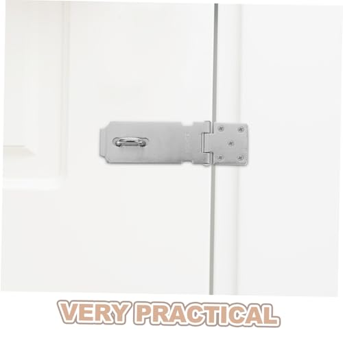 Image of Cabilock 3set Weatherproof Stainless Steel Door Lock Hasp Heavy Duty Security Latch for Outdoor Sheds Cabinets and Windows