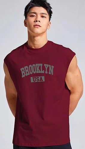 Image of JUARI BE A GENTLEMAN Men's Sleeveless Tank Top Premium Cotton Blend Muscle Fit Gym Vest | Casual Summer Shirt | Breathable & Lightweight Fitness Wear for Gym, Running & Daily Use