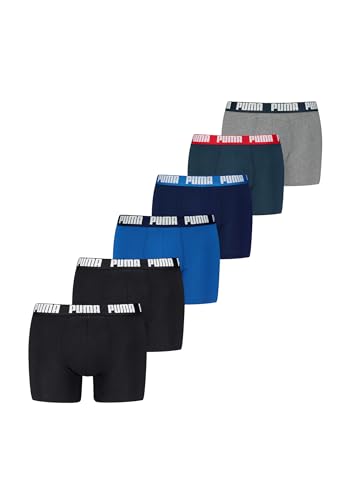Bóxers Puma de algodón para hombre pack de 6 calzoncillos elásticos cómodos