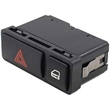 NewYall Hazard Warning Flasher Light Switch w/Door Central Lock Locking Button for BMW 323Ci 328Ci 2000 323i 328i 1999-2000 325Ci 325i 325Xi 330i 330Xi 2001-2005 M3 2001-2006 Z4 2004-2008