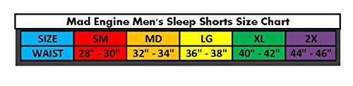 Mad Engine Nasa Men's Rocket Ships Sleep Lounge Boxer Shorts Pajama Bottom, Blue, Medium 32/34 #TOP2