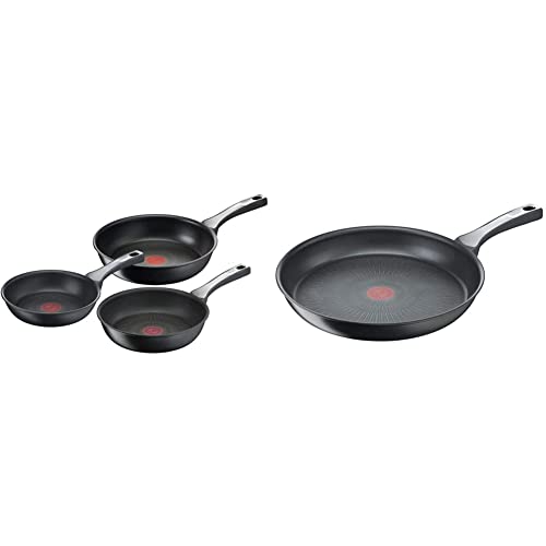 Set de 3 poêles 20/24/28 cm et grande poêle 32 cm Tefal Unlimited On - 2