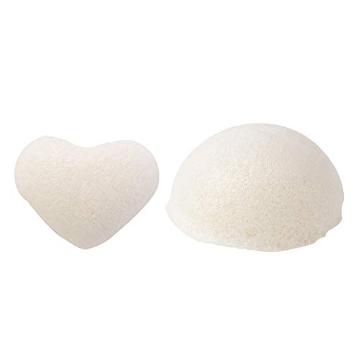 Konjac esponja facial magnífica Konjac esponja facial facial facial facial para limpieza profunda hipoalergénica de poros