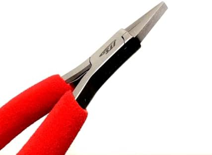 148mm Flat Nose Pliers Foam Handles Ergonomic Wire Wrapping Jewelry Making Tool By JTS
