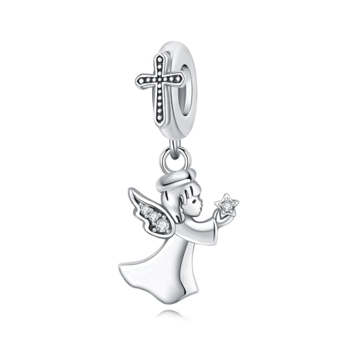 PANPOKI Ciondoli Originali in Argento Sterling 925 - Gioielli Regalo per Donne, Laurea o Anniversario, Compatibili con Braccialetti Europeo