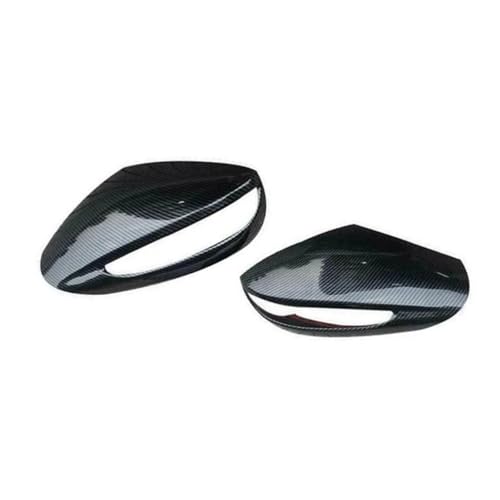 2���� �ƌ݊��������� Hyundai Sonata 2011-2014 �Ή� ���A�r���[�T�C�h�~���[�J�o�[ �E�B���O�L���b�v �O���h�A ���A�r���[�g���� �ԑ����A�N�Z�T���[(Carbon Look)