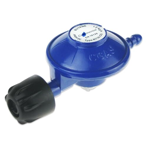 Camping gas Type 30Mbar Gas Regulator With 1M Hose + 2 Clips Fits 907 904 901 for CAMPINGAZ Gas Cylinders