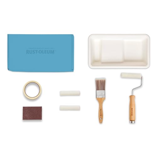 Rust-Oleum Ready to Roll - Eco Paint Kit (Small) - Bathroom Tile Satin Deep Blues