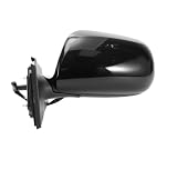 Completo Specchietto Laterale Per Toyota Per Yaris Hatchback 2007-2011, Specchietto Retrovisore Laterale Con Regolazione Elettrica(Left Gloss Black)