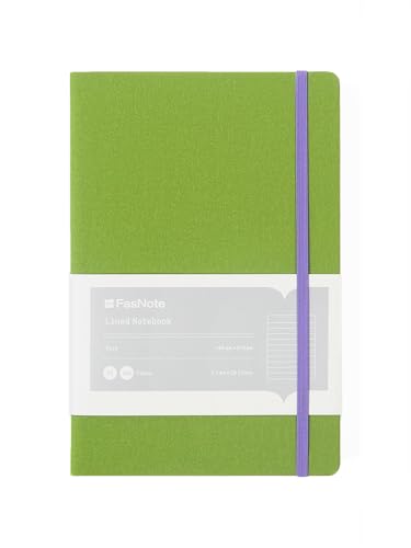 Image of A5 Professional Notebook, 244 Lined Pages, 100 GSM Thick Paper, Premium PU Leather Hardcover, Includes 2025 Reference Calendar Card, Oliver