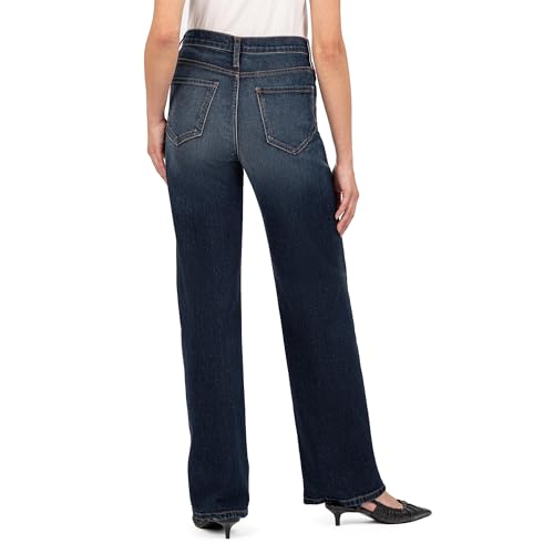 KUT from the Kloth Women's Sienna High-Rise Wide Leg Five-Pocket in Feelings2