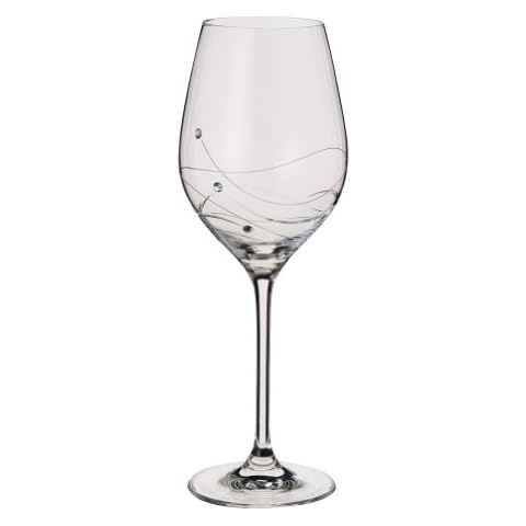 Dartington Crystal Glitz Wine Glass, Set of 2 Cover