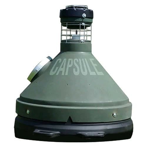 Capsule Feeder Game Feeder with 500LB Capacity, 360-Degree Broadcast Hunting Game Feeder