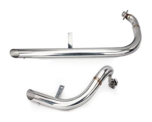 Tubo Escape Silenciador De Tubo De Sistema De Escape + Cinta Térmica Para Yamaha Para Virago 250 Para XV250 1988-2013