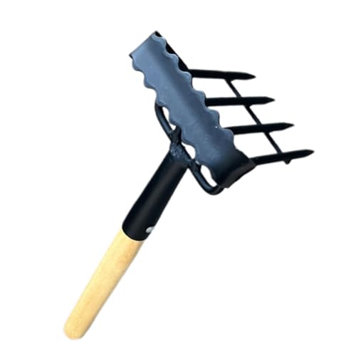 UKCOCO Râteau De Jardin à Main Râteau Pratique pour Pelouses Petit pour Désherber Et Planter