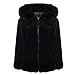 Mens Winter Coats Fashion Faux Fur Thicken Warm Jacket Cozy Plus Size Fuzzy Parka Coats Fluffy Collar Cardigan Overcoat