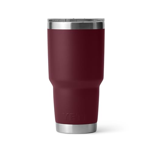 YETI Rambler 30 oz Tumbler, Stainless Steel, Vacuum Insulated with MagSlider Lid, Wild Vine Red