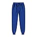 WUSQHY Sweatpants Loose-Fitting Casual Hip-Hop Style Athletic Pants with Elastic Waistband-Gray-XXL