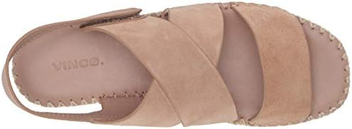 Vince. Womens Strappy Flat Sandal, Oatmeal, 9.5 | Image 4