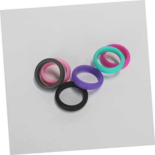 Anillas de silicona HANABASS 6 piezas color aleatorio miniatura 3